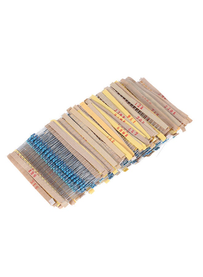 NIBEMINENT 100 Values Metal Film Resistors Assortment Kit Multicolor - Image 3