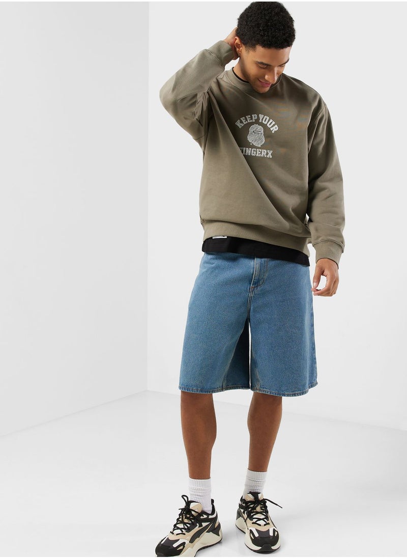 FINGERCROXX - Logo Sweatshirt - Image 1