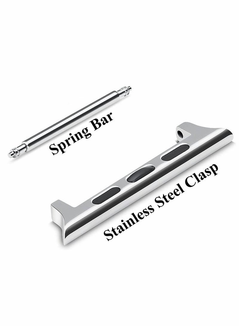 Captaintech Watch Strap Connector Compatible with Apple Watch Band with Replacement Tool, Stainless Steel Adapter Replaceable Metal Connection Adapter Connection Watch Strap , Three Colors (3 Pack) - Image 5