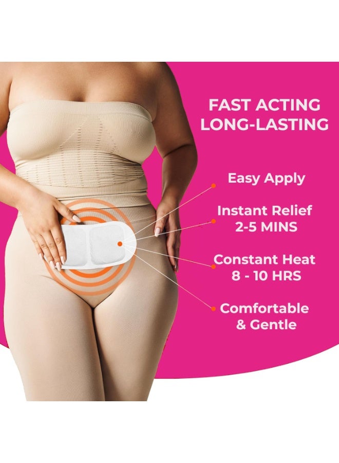 Holio Care Menstrual Heat Patches — Fast-Heating, Long-Lasting Warmth for Period Comfort | Up to 8–10 Hrs | 3 Discreet Adhesive Patches - Image 5