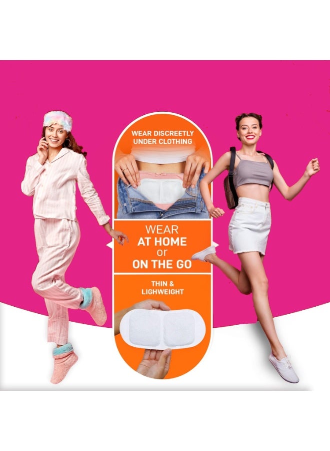 Holio Care Menstrual Heat Patches — Fast-Heating, Long-Lasting Warmth for Period Comfort | Up to 8–10 Hrs | 3 Discreet Adhesive Patches - Image 4