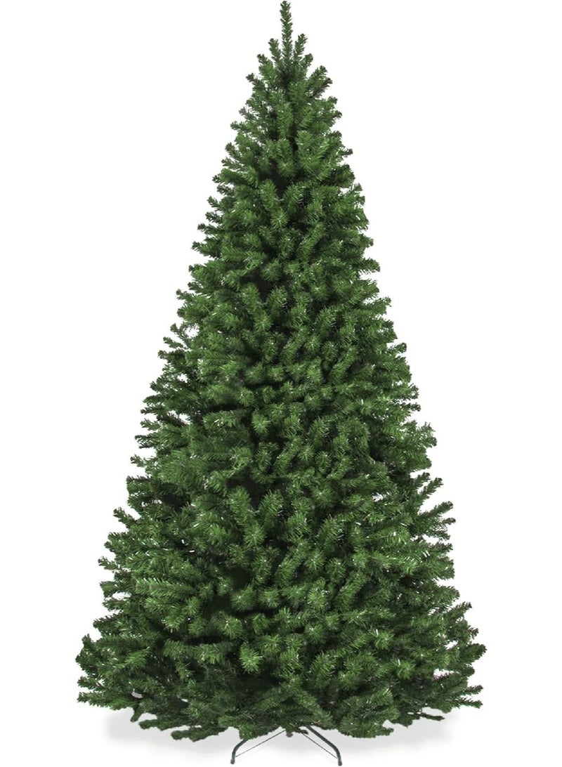 NIBEMINENT Christmas Tree 9ft Real Pine Needles Artificial Christmas Trees 270CM with 2000 Full Branches Tips Xmas Tree - Image 1
