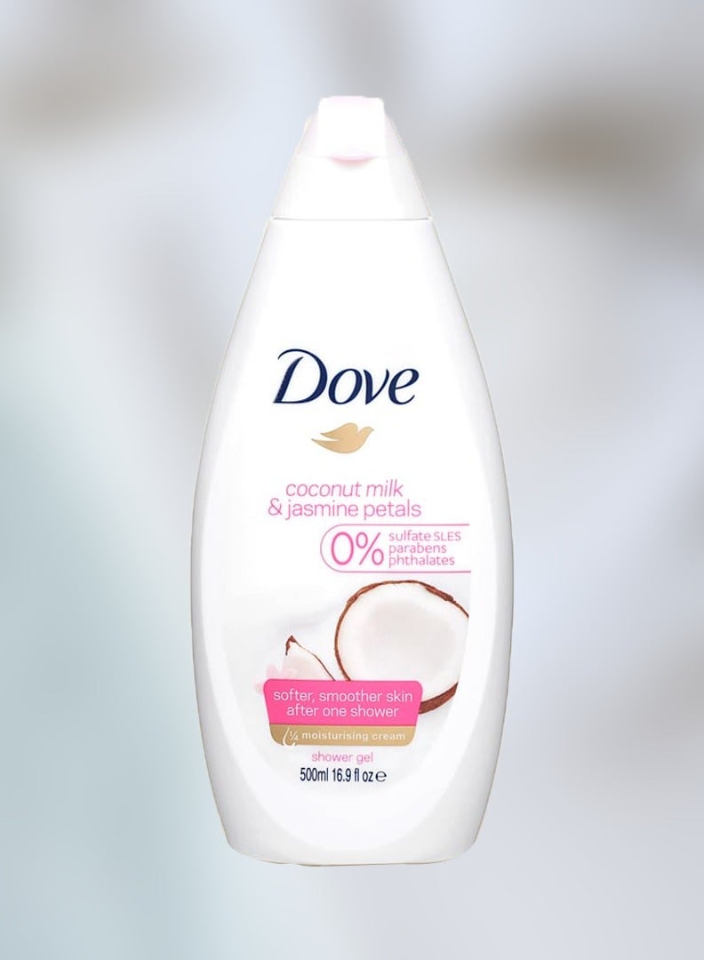 دوف غسول الجسم بحليب جوز الهند وبتلات الياسمين 500 مل - Image 2