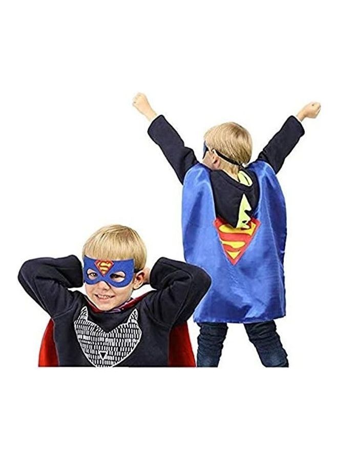 NIBEMINENT Superman Double Sided Cape And Mask Set 70*70cm - Image 3