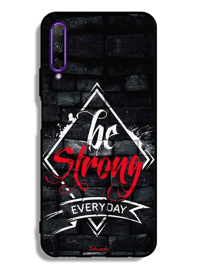 Tolwak Huawei Y9s Protective Case Cover Be Strong Every Day - Image 2