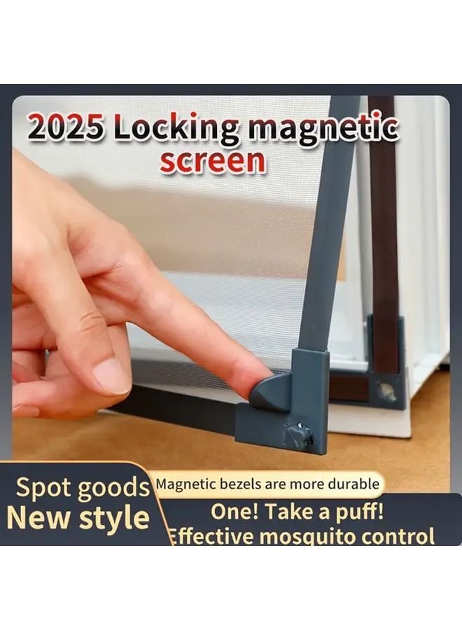 2025 Magnetic Mosquito Net Screen 19.69x39.37 Inch DIY Insect Proof Window Door - Image 2