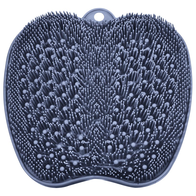 BESKAR Shower Foot Scrubber Mat with NonSlip Suction Cups Foot Spa Brush for Cleaning Exfoliating Your Feet No Bend Foot Points Reflexology Mat for Relax Your Feet
