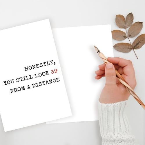 ICOOLYI Funny 40th Birthday Card – 40 Year Old Birthday Gift for Women and Men, Happy 40th Decorations - Image 3