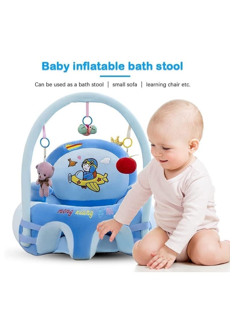 Captaintech Baby Sofa Learn Sitting Feeding Chair Nursery Support Seat Pillow Protector Plush Cushion Infant Sitting Chair Baby Support Seat Bed Plush Toys - Image 2