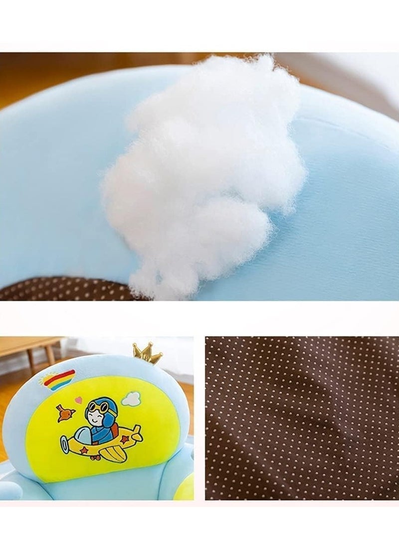 Captaintech Baby Sofa Learn Sitting Feeding Chair Nursery Support Seat Pillow Protector Plush Cushion Infant Sitting Chair Baby Support Seat Bed Plush Toys - Image 4