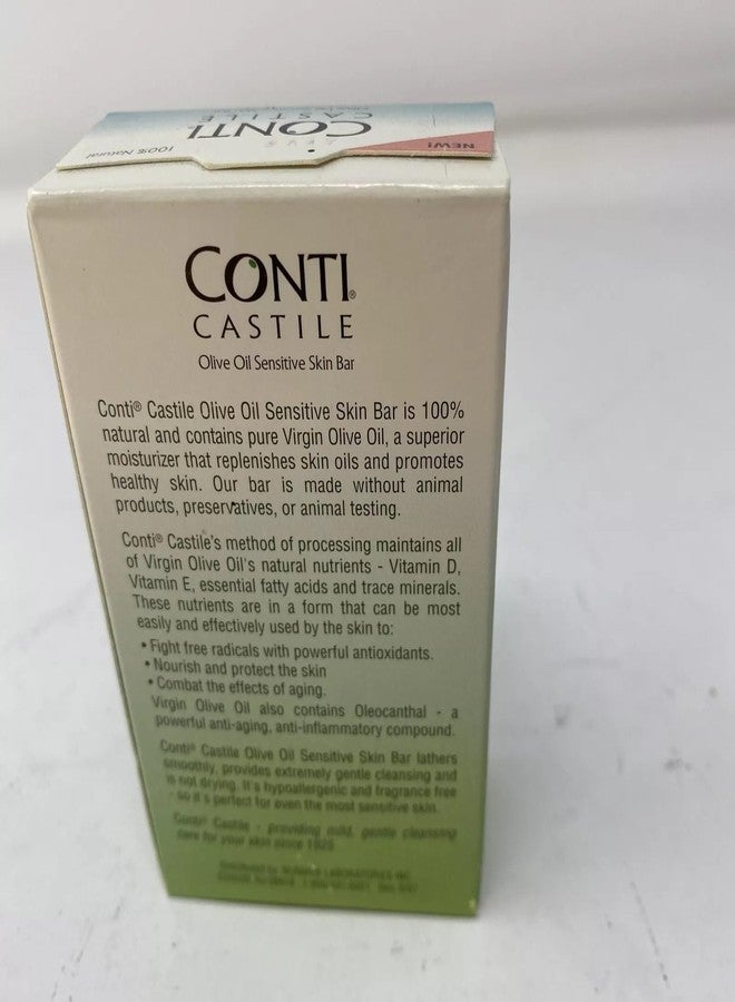 Conti Castile Pure Organic Olive Oil Sensitive Skin Bar Soap 3.7 Oz (Value Pack of 10) - Image 2