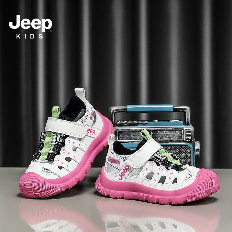 Jeep Girls Sandals 2025 Boys Wading Shoes Non-Slip Soft Bottom Sports Beach Shoes For Kidsren - Image 4