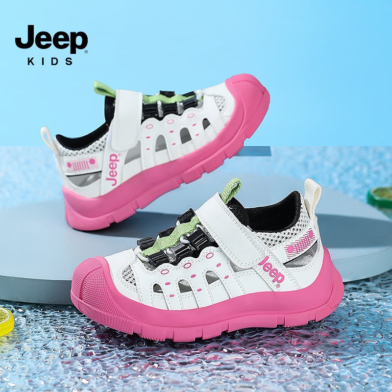 Jeep Girls Sandals 2025 Boys Wading Shoes Non-Slip Soft Bottom Sports Beach Shoes For Kidsren - Image 3