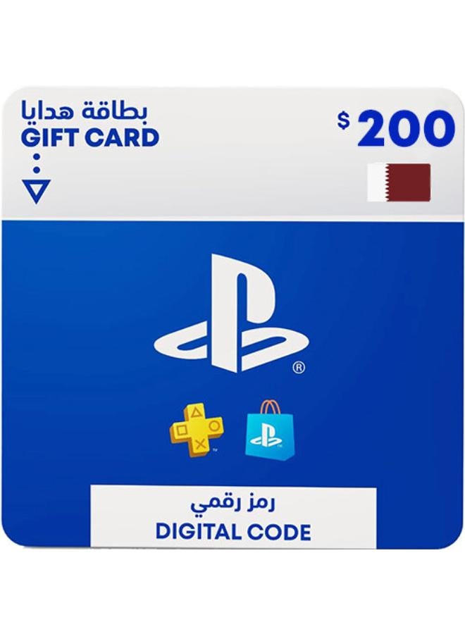 PlayStation Store Digital Code Gift Card - Qatar 200 USD