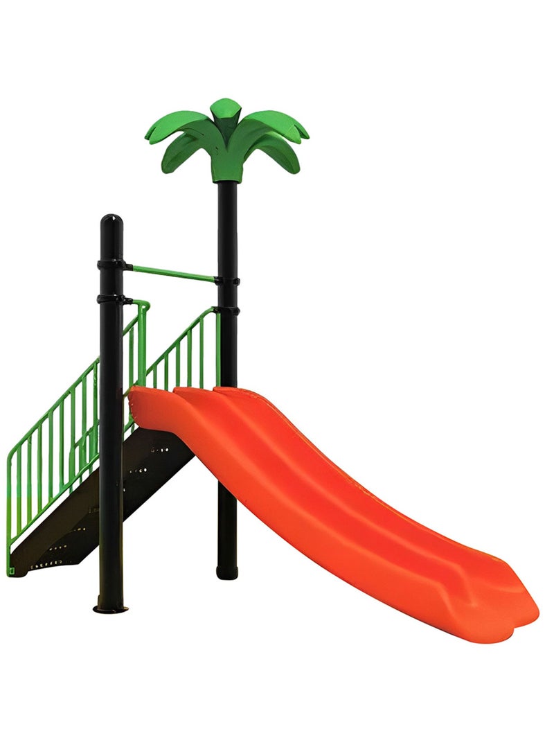 MYTS Palm Paradise Outdoor Straight Slide - Vibrant Red Fun! - Image 1