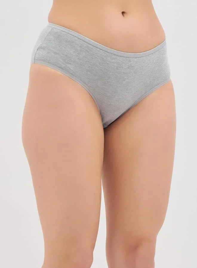 Clovia Clovia Pack of 3 - Solid Mid Rise Hipster Briefs