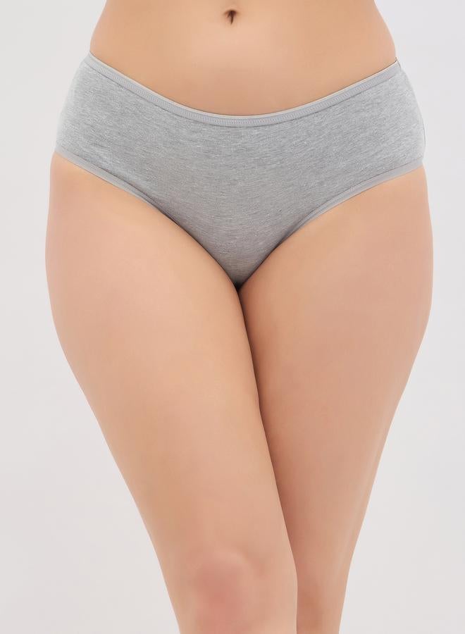 Clovia Pack of 3 - Solid Mid Rise Hipster Briefs - Image 2