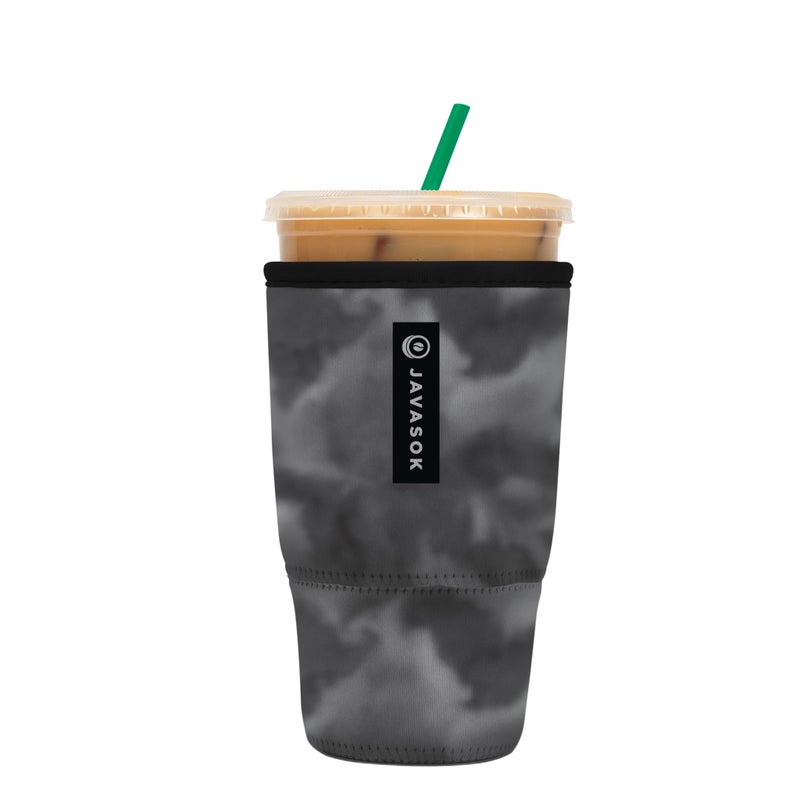 Sok It Java Sok Iced Coffee & Cold Soda Insulated Neoprene Cup Sleeve (Shades of Gray  Large: 30-32oz) - Image 1