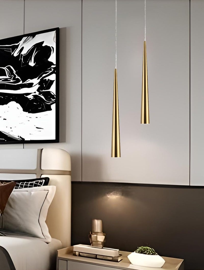 FILLISKA® Luxurious Hanging/Pendant Light, Warmwhite Light (Antique Gold-083) - Image 4