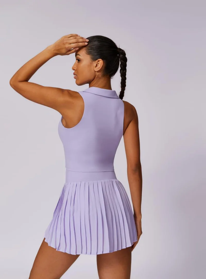 سكارلت Lilac Tennis Courtside Set
