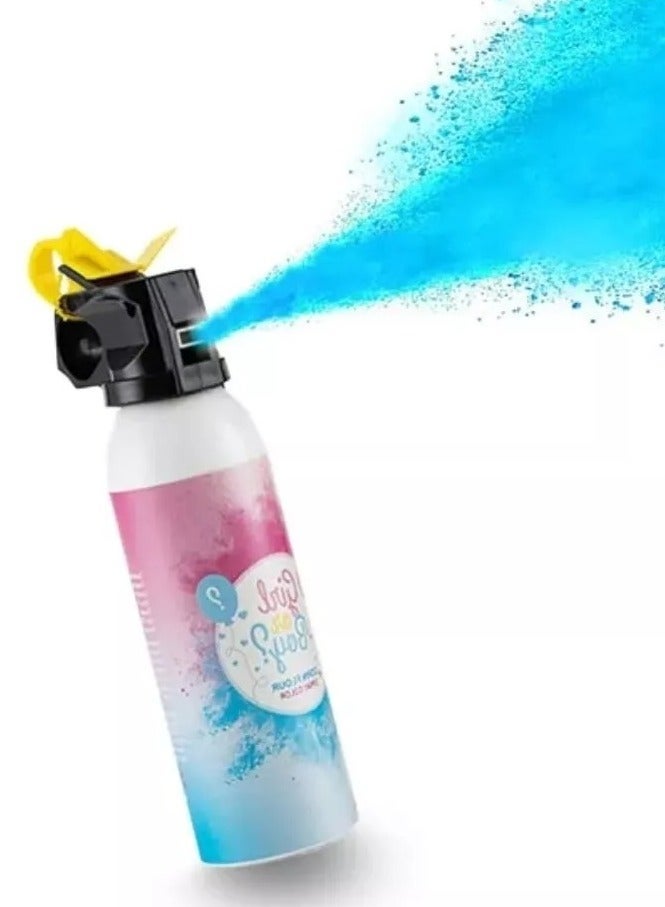 Toy Box Gender Reveal Powder Spray Extinguisher For Baby Shower 100 gm Blue - Image 2