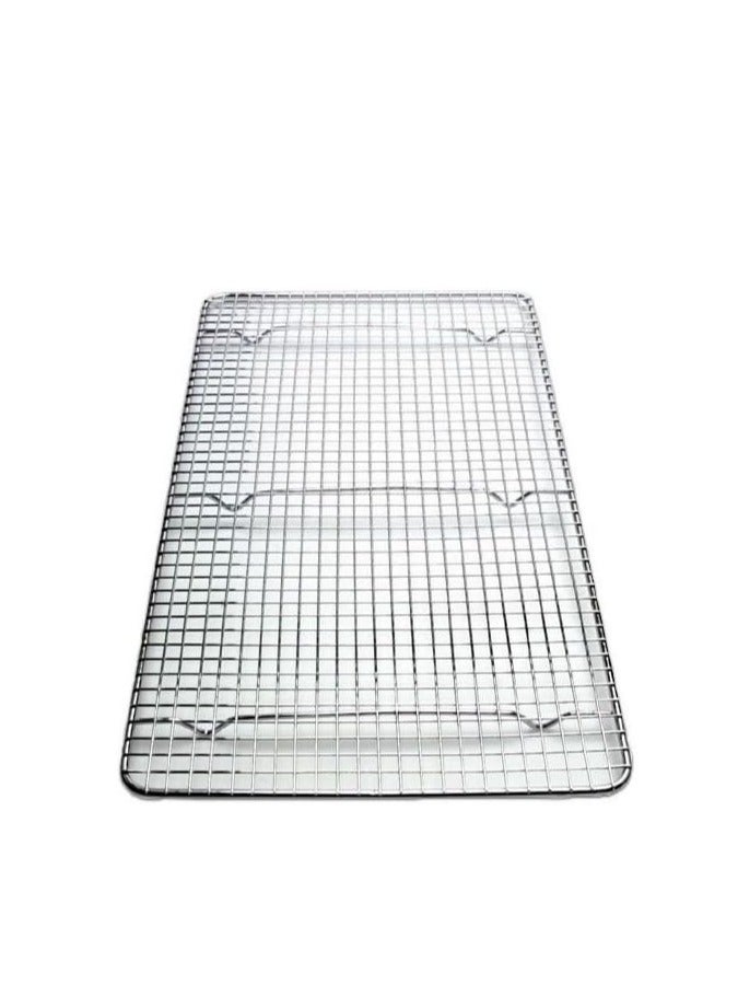 Great Credentials Cooling Rack Cross-wire Grid, Chrome Plated Steel, Commercial Quality, 10 x 18 inch. fits inside most standard full size pans set of 2 - Image 1
