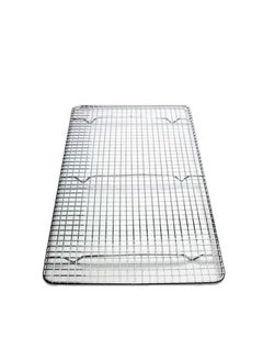 Great Credentials Cooling Rack Cross-wire Grid, Chrome Plated Steel, Commercial Quality, 10 x 18 inch. fits inside most standard full size pans set of 2  - Image 1