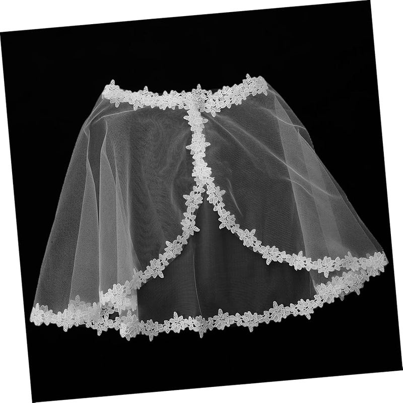 Veemoon وشاح خفيف 112X34 سم لفتاة الزفاف، إكسسوار حفلات الربيع والصيف - Image 4