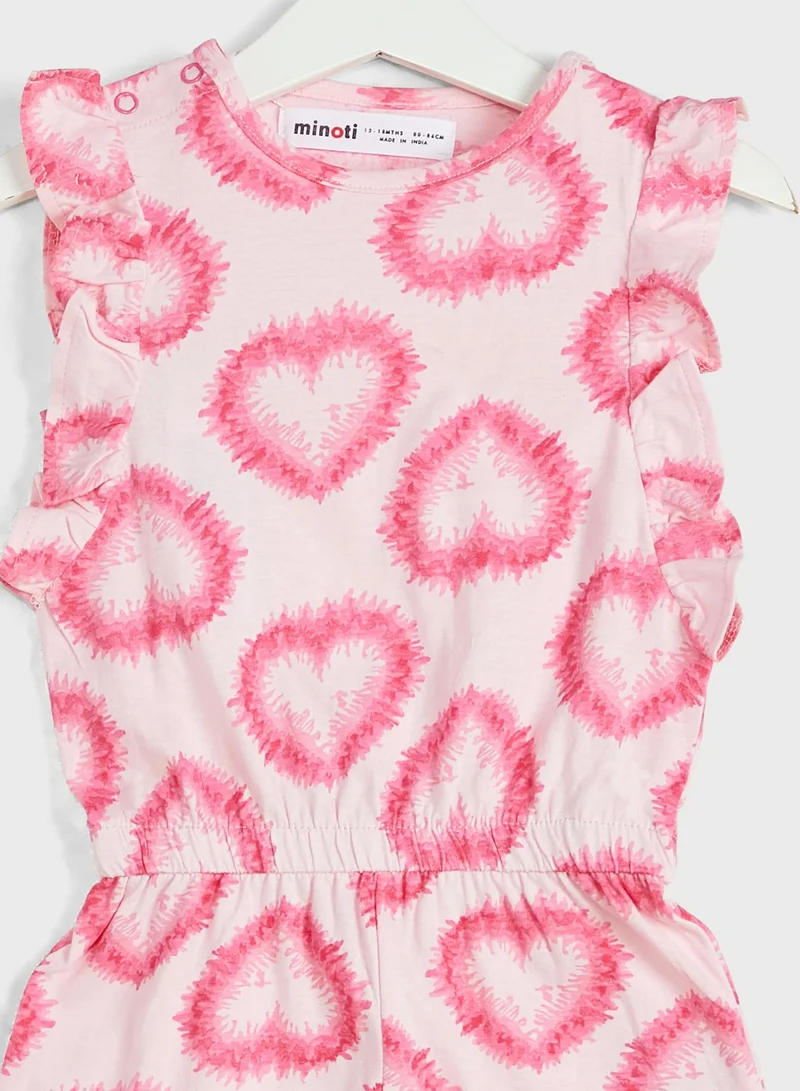 MINOTI Infant Aop Print Playsuit