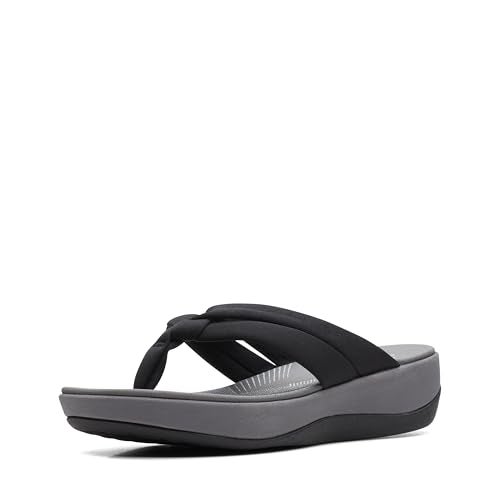 Clarks Women's Arla Kaylie Flip-Flop, Black, 7 - Image 1
