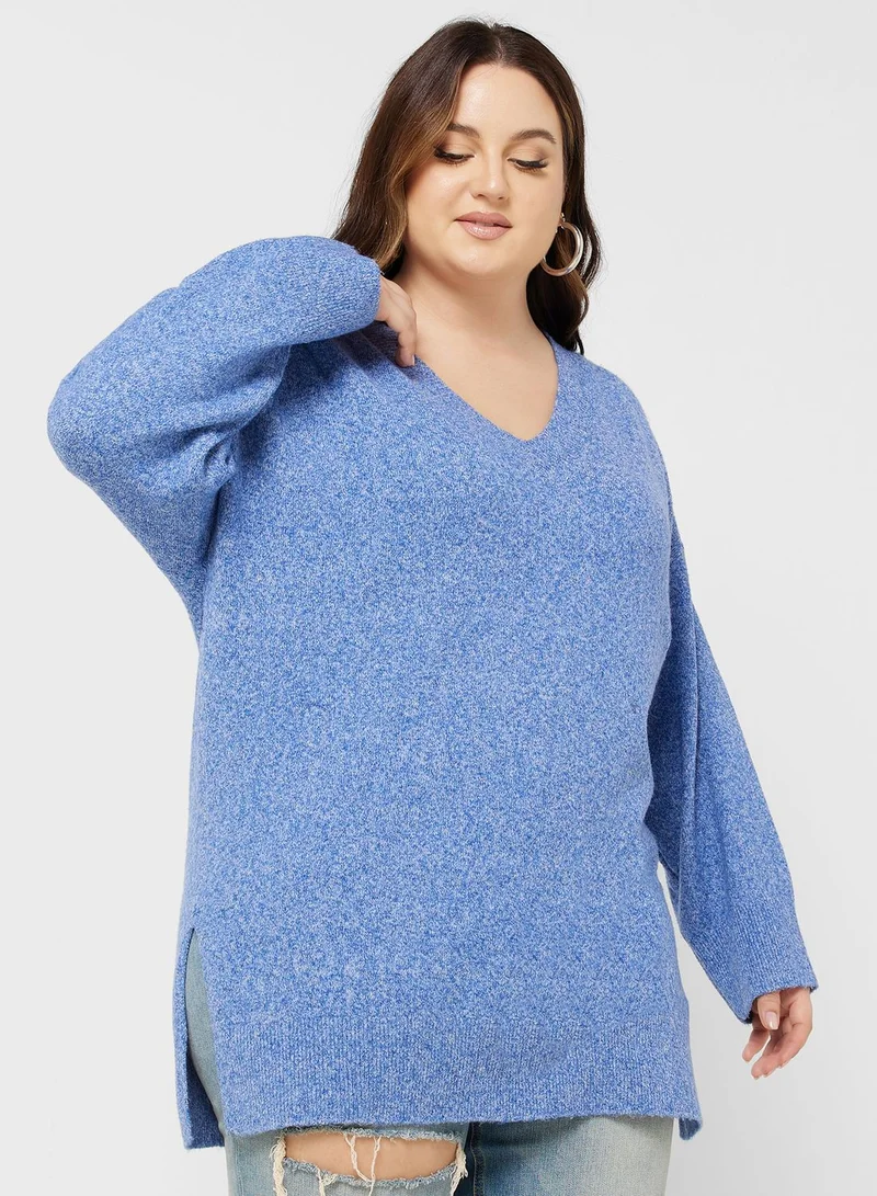 Vero Moda Curve V-Neck Sweater