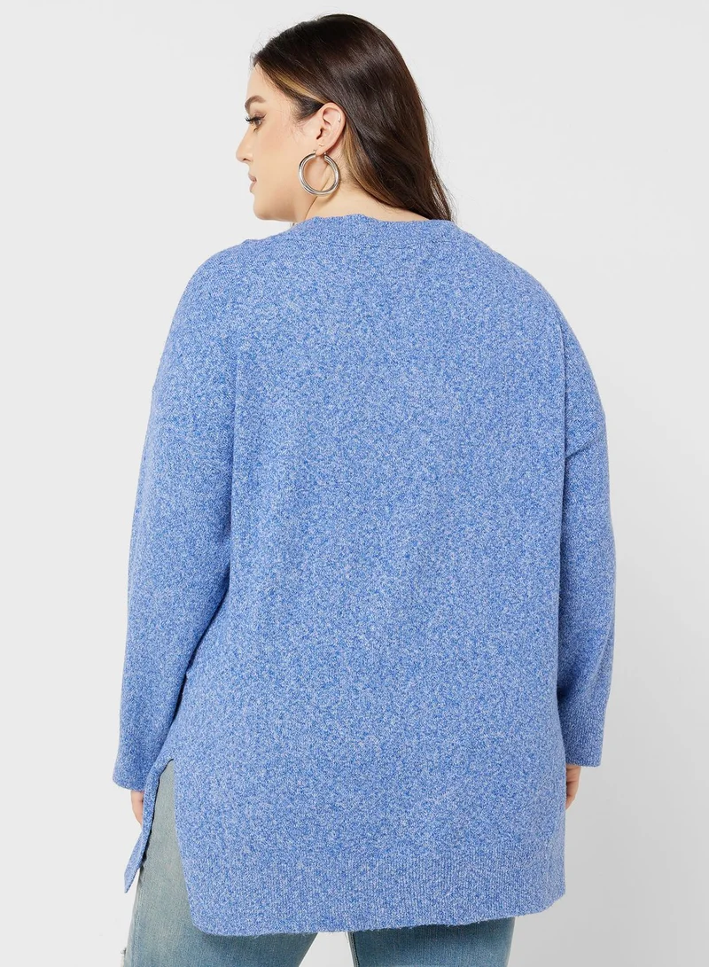 Vero Moda Curve V-Neck Sweater