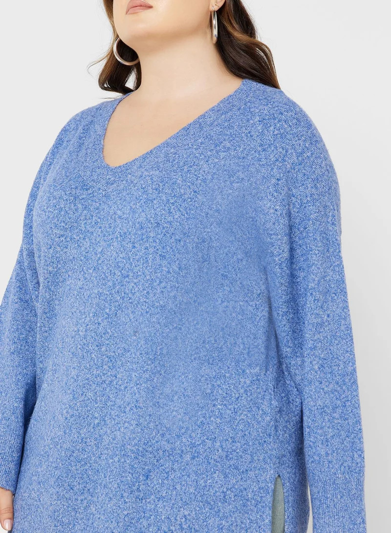 Vero Moda Curve V-Neck Sweater