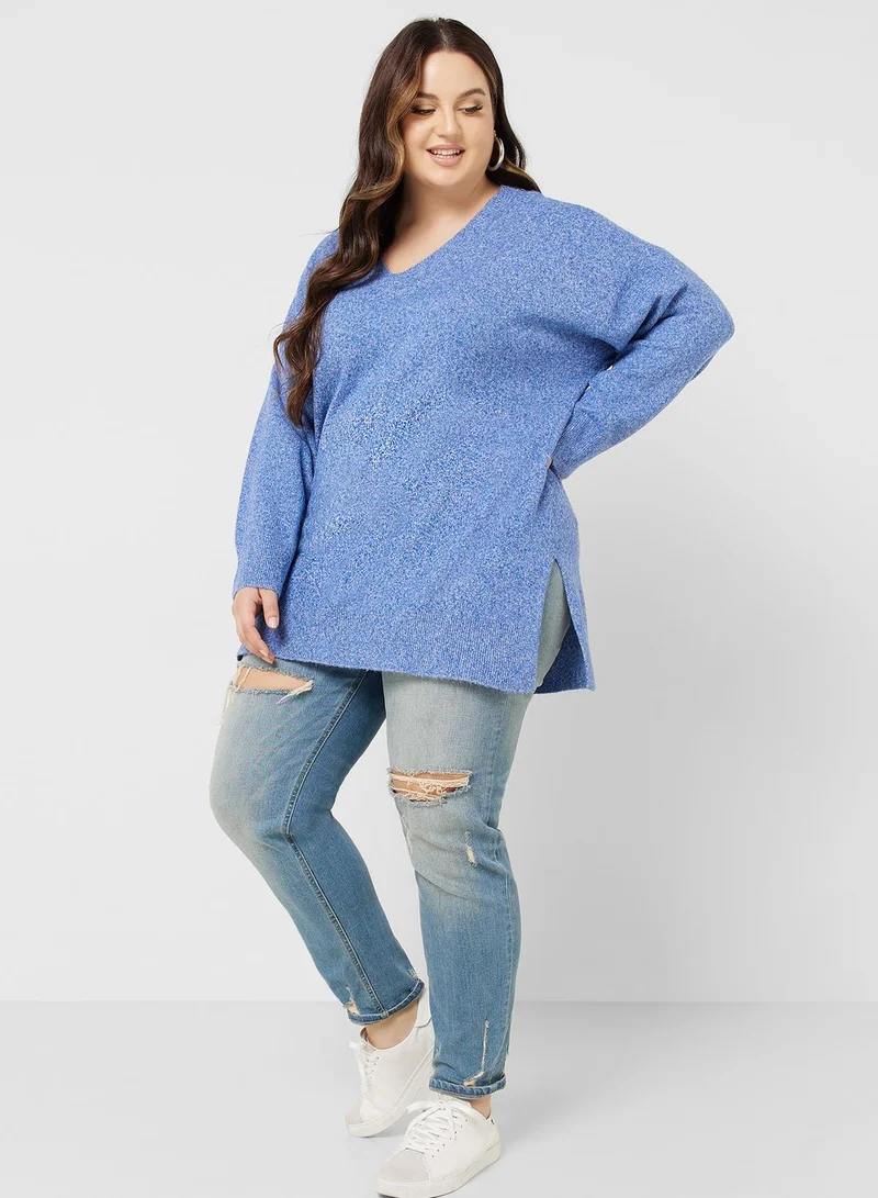 Vero Moda Curve V-Neck Sweater