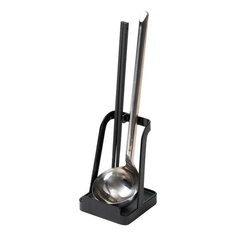 Yamazaki YAMAZAKI Home 2249 Tower Ladle HolderLid Stand for Utensils in Kitchen Black 2248P 