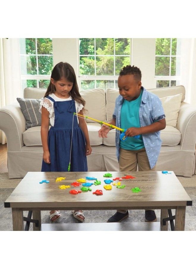 Pressman Let’S Go Fishin’ 123 In The Sea! Practice Counting Shapes And Colors Game Ages 4 And Up 14 Players  - Image 4