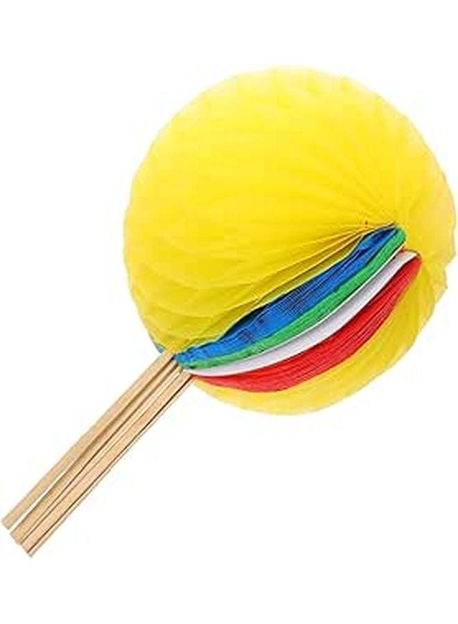 Colorful Reusable Cheerleading Hand Flowers For Dance Performance School Sports - Image 1
