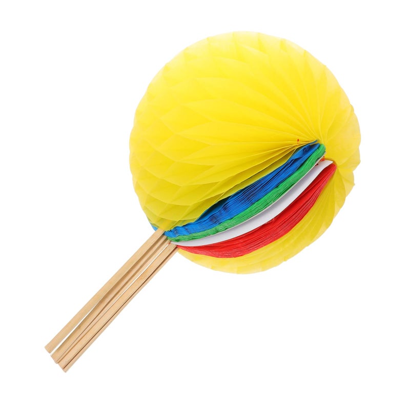 Colorful Reusable Cheerleading Hand Flowers For Dance Performance School Sports - Image 2