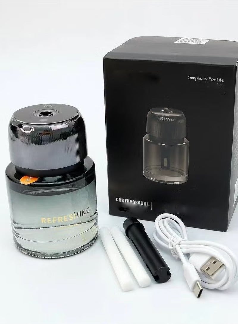 ELTRAZONE Smart Air Freshener & Essential Oil Diffuser – Mini USB Car Air Freshener with Starry Sky Design, Aromatherapy Diffuser for Car, Home, Office, and Bedroom, USB Powered, LED Light, Portable, Silent Operation, Perfect for Relaxation and Stress Relief - Image 1