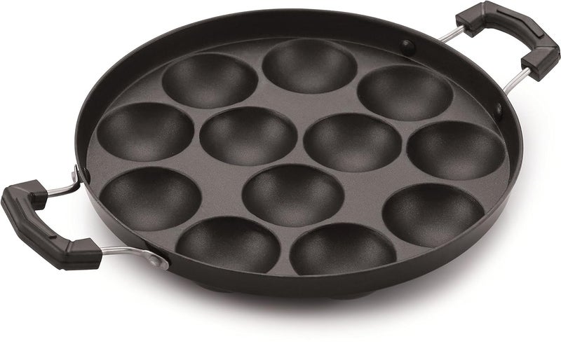 Tosaa 12 Cavity Appam Patra Side Handle Without lid - Image 1