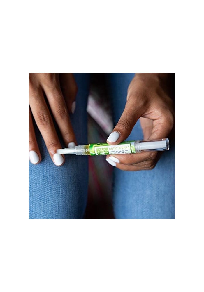 justneem Neem Cuticle Care Pen with Mango Butter & Vitamin E - 0.07 oz for Strengthening and Repairing Nails - Image 3