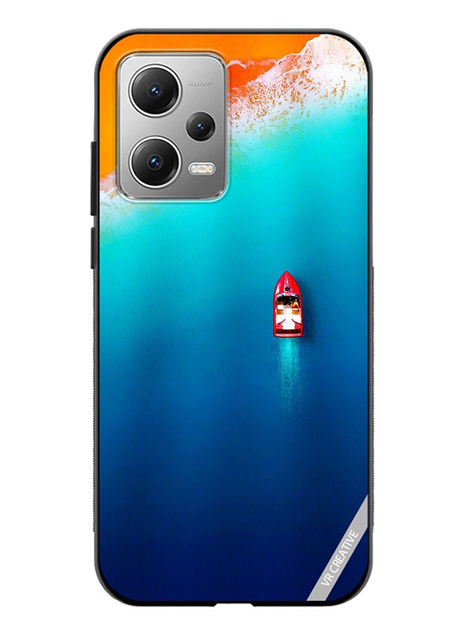 VR CREATIVE Protective Case Cover For Xiaomi Redmi Note 12 Boat Design Multicolour - Image 1