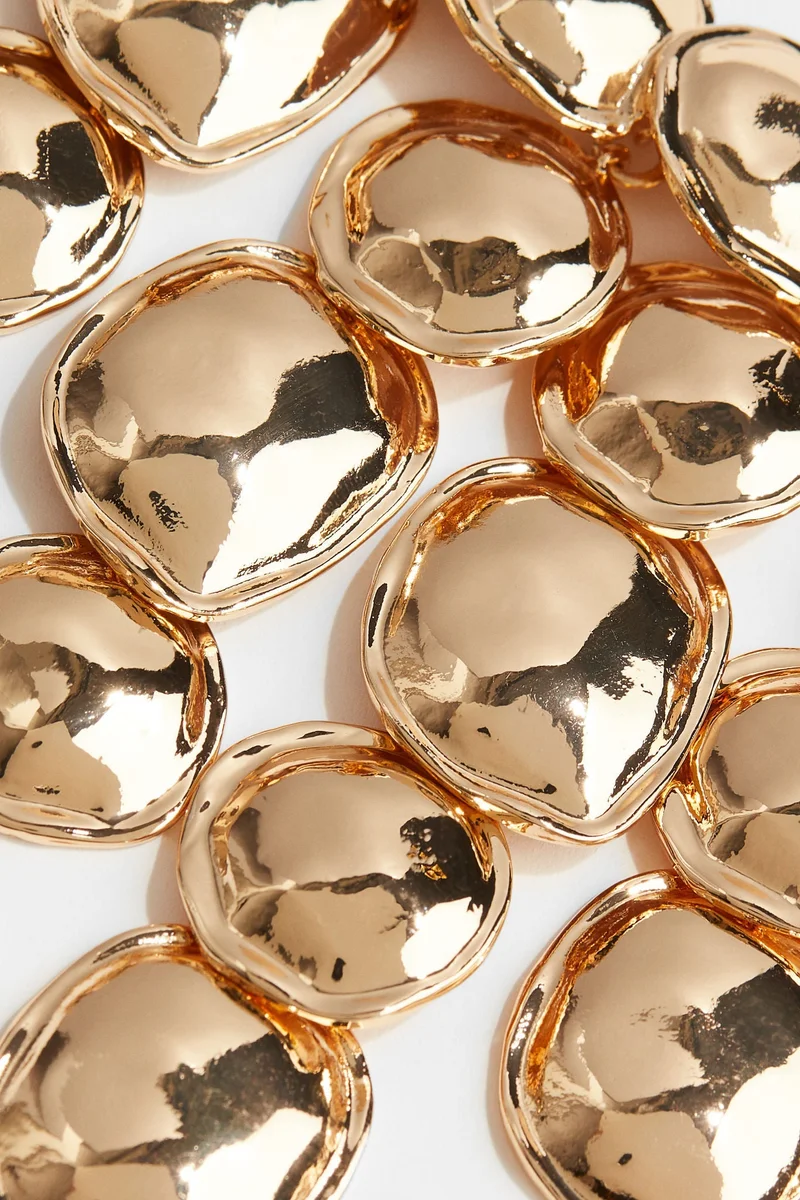 اتش اند ام Short Metal-Disc Necklace