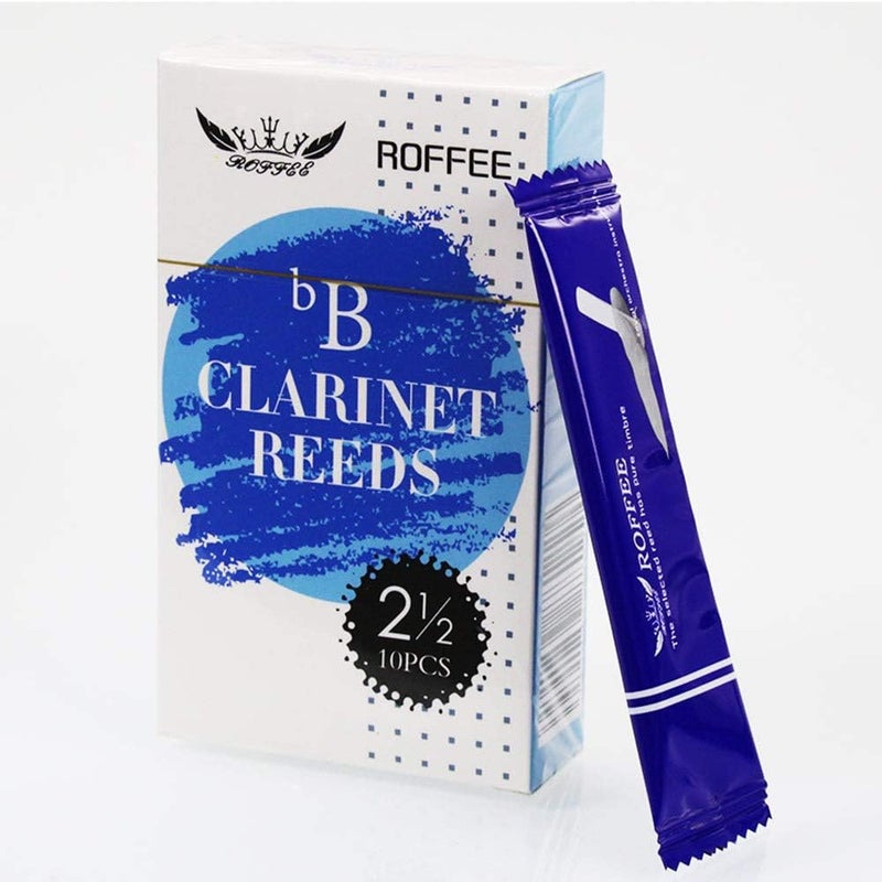 Rofee Bb clarinet reeds strength 2.5,10 pcs/box,individual packing - Image 1