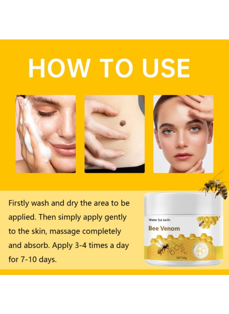 Water Ice Levin - Bee Venom, Skin Care Gentle Cleansing and Moisturizing Skin Care Skin, External Use, 50g - Image 1