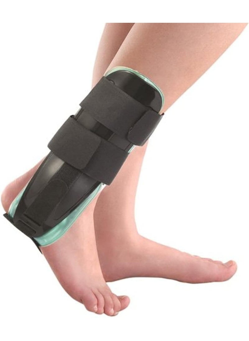 Air-Gel Ankle Support Brace & Rigid Stirrup Splint Guard - Professional Stabilizing Cast for Injury Protection - Adjustable Compression Support for Sprains and Recovery - Image 2