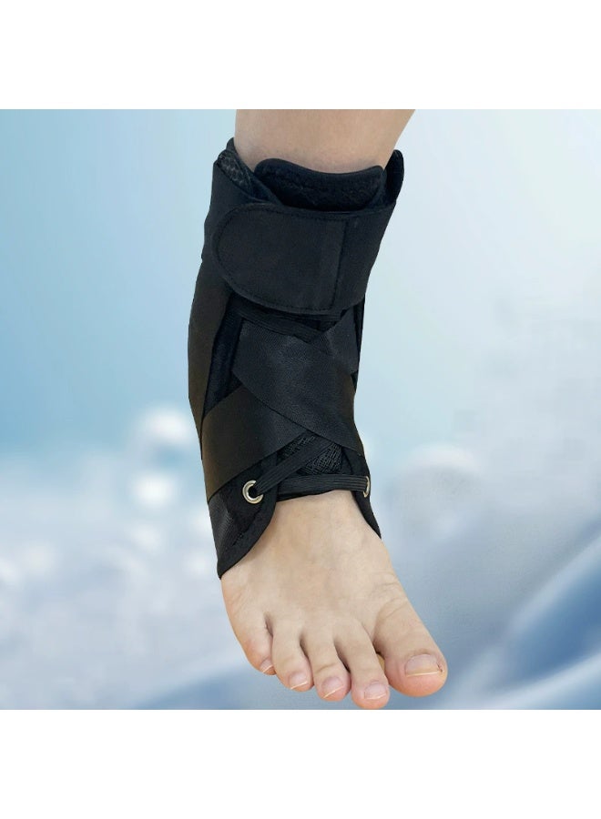 COYO Quick Lace Up Ankle Brace for Women Men with Removable Side Splints, Adjustable Ankle Support for Sprained Ankle Injury Recovery, Ankle Stabilizer for Basketball Volleyball Tennis, 1 Unit - Image 4