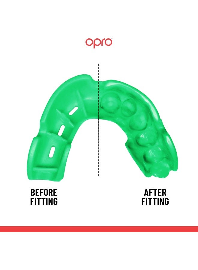 OPRO NEW Silver Level Adult and Youth Clear Sports Mouthguard With Case - Image 4