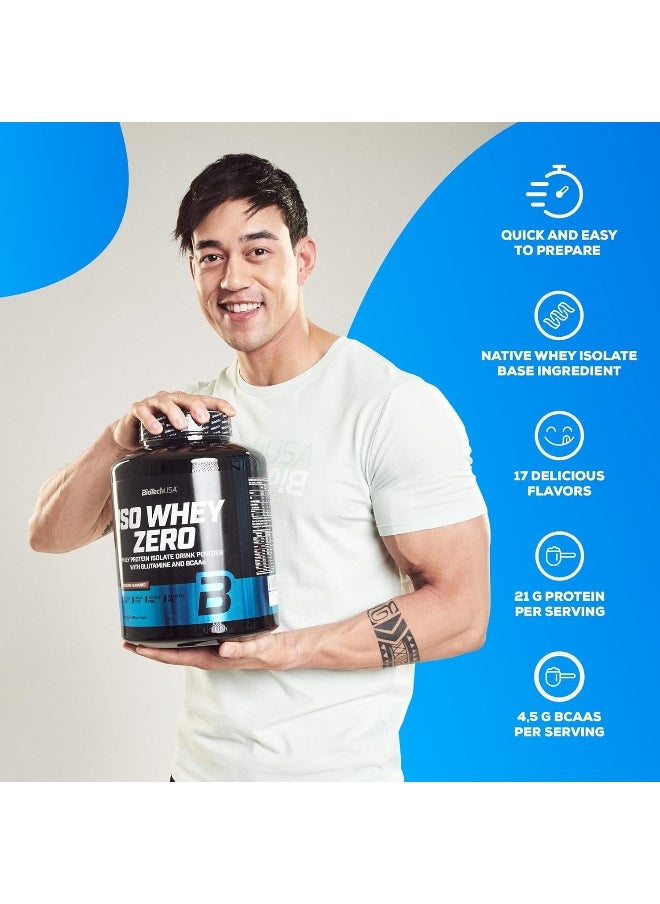BioTechUSA - BioTechUSA Iso Whey ZERO | Gluten, Sugar FREE | Lactose Reduced | Premium Whey Protein Isolate, 2.27 kg, Chocolate-Toffee - Image 1