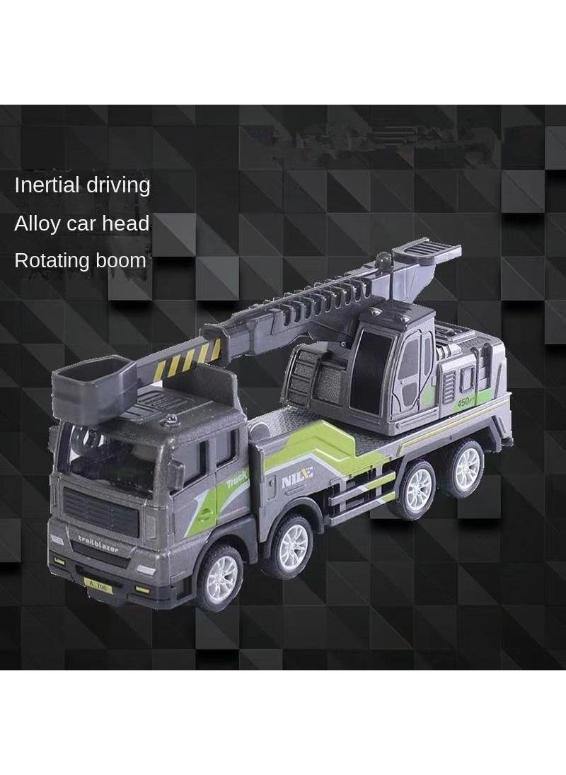1 Pcs 8-Wheel Elevator Toys Mini Alloy Car Models Birthday Gift for Children Kids Boys 4-6 Years Old 